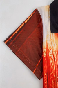 Design Contrasting Collar Sublimation Polo Shirt Customized Sublimation Tree Polo Shirt Dye Sublimation Factory P1472 detail view-1